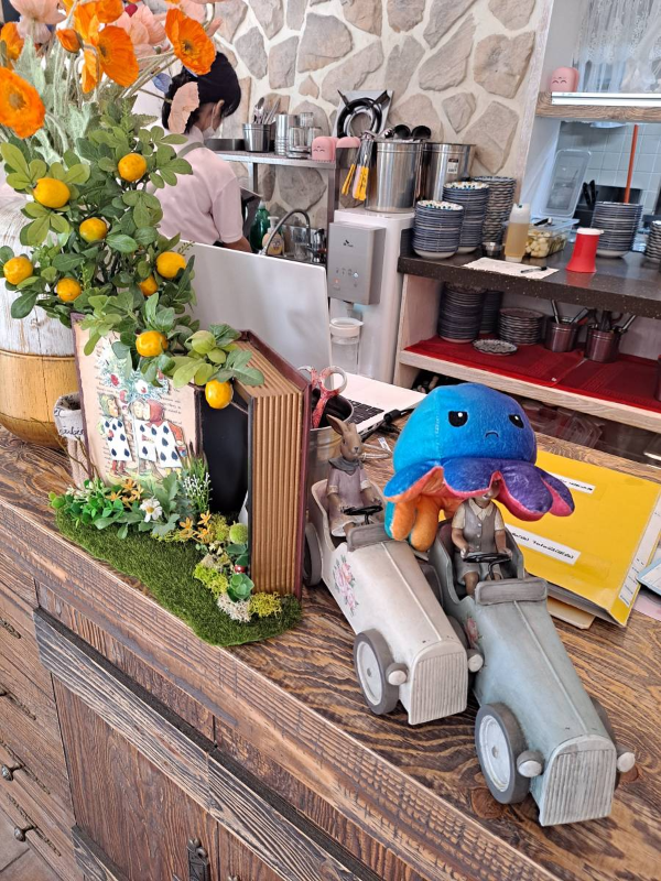 빨강다라쥐 카운터 소품