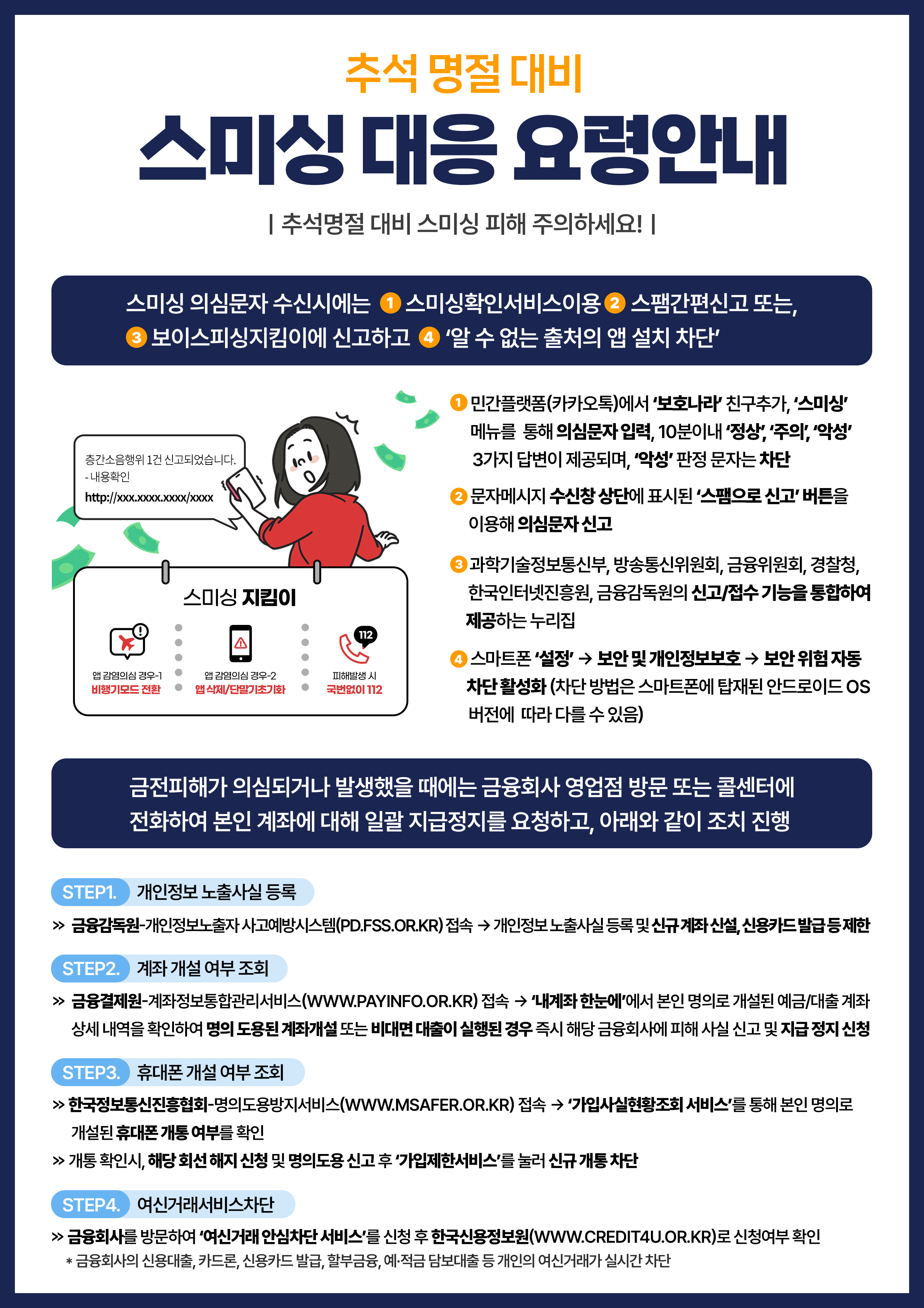 스미싱 보이스피싱 대처법