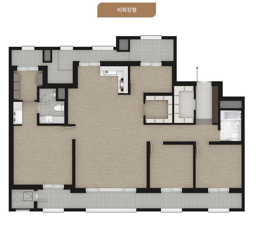 울산 더샵 시에르네 128 비확장형