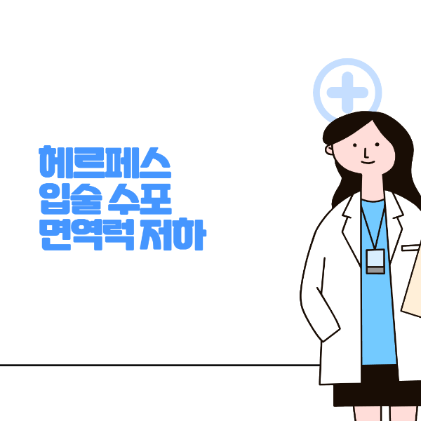 헤르페스-입술-수포-면역럭-저하