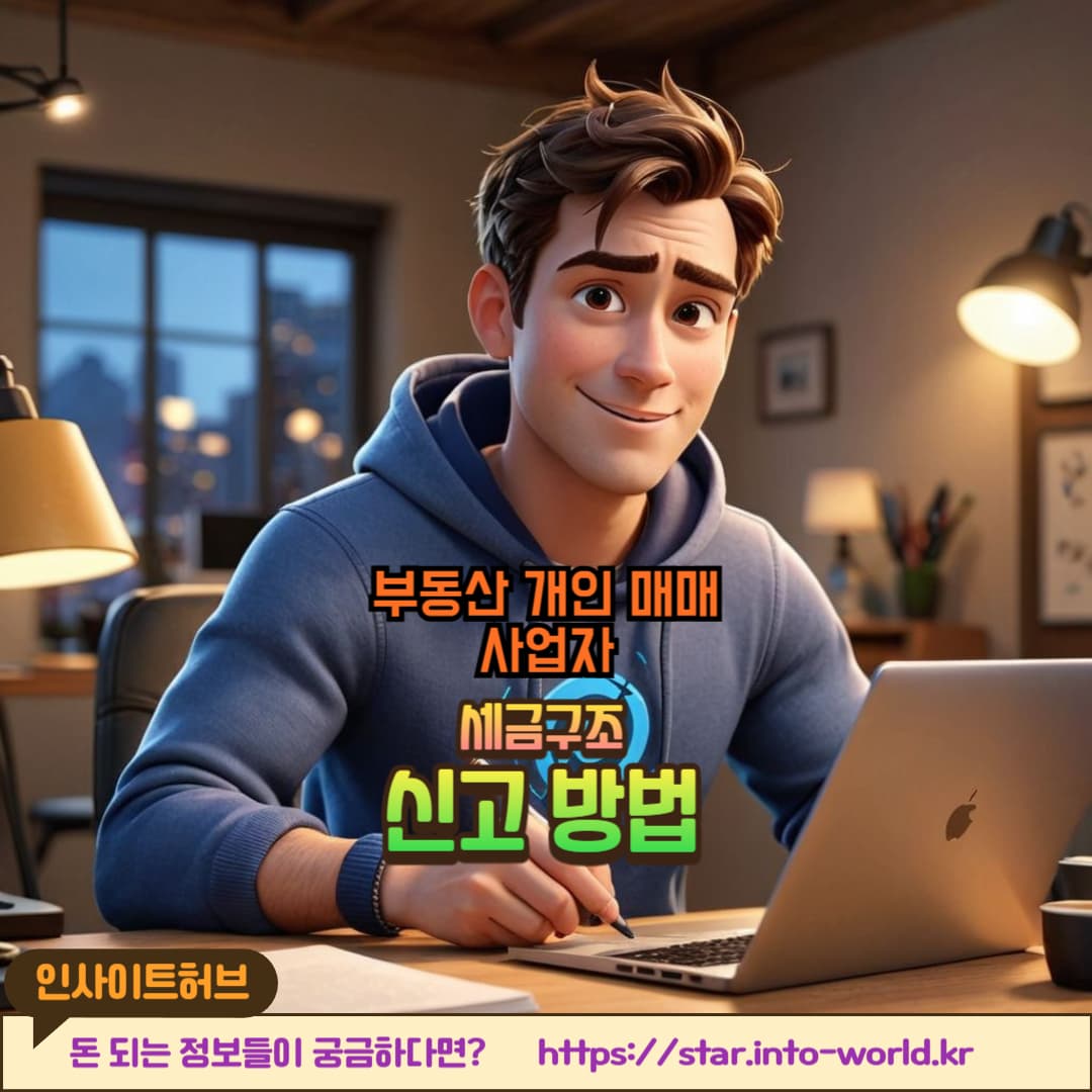 부동산 개인매매사업자 세금 구조와 신고 방법