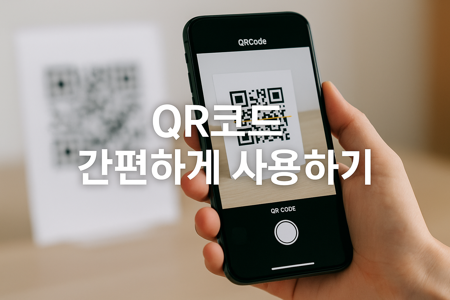 QR코드, 3초 만에 읽기 📱 시니어도 쉽게 쓰는 방법