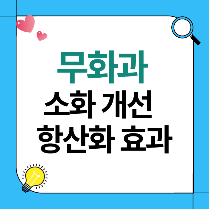 무화과 소화개선 항산화효과