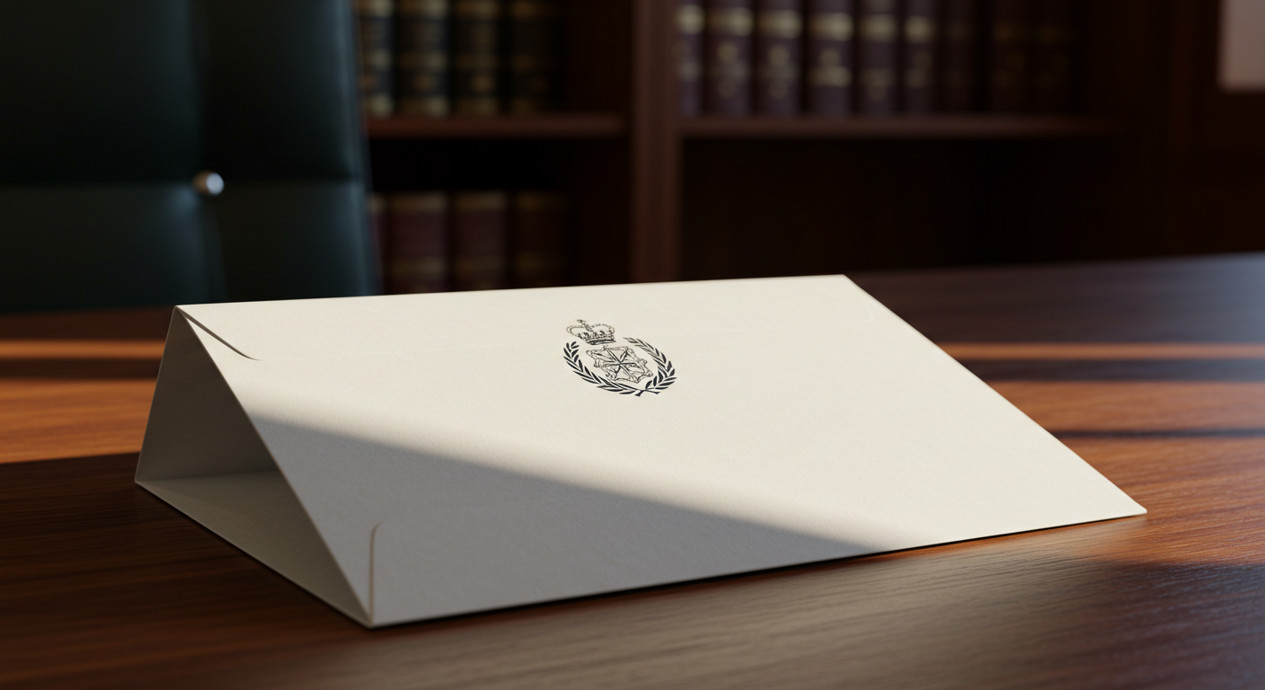 주민등록 사실조사 미응답으로 인한 과태료 안내 공문을 형상화한 이미지