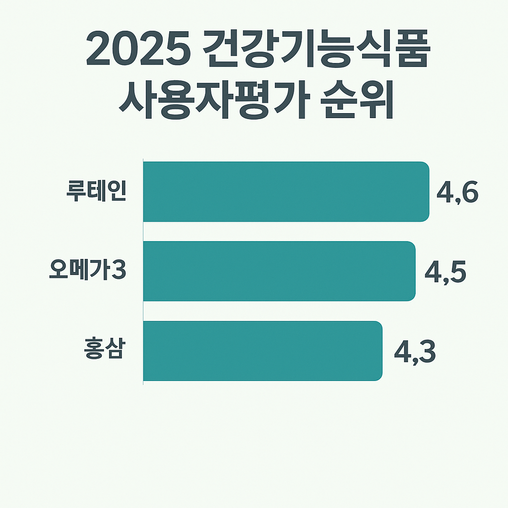 소비자 리뷰 기준 만족도 순위