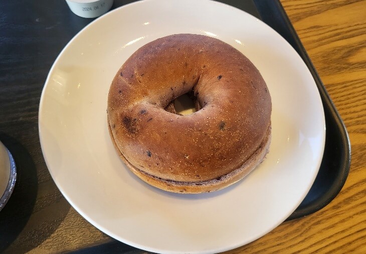 스타벅스 더블 에스프레소 크림라떼 탕종베이글