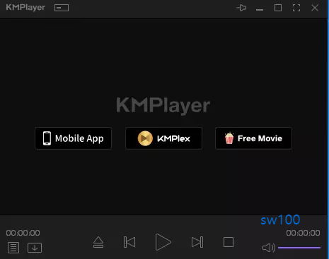 KM플레이어 실행 화면