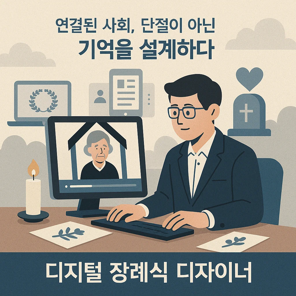 디지털 장례식 디자이너: 이별의 방식이 바뀐다 🕯️ 디지털 추모의 시대