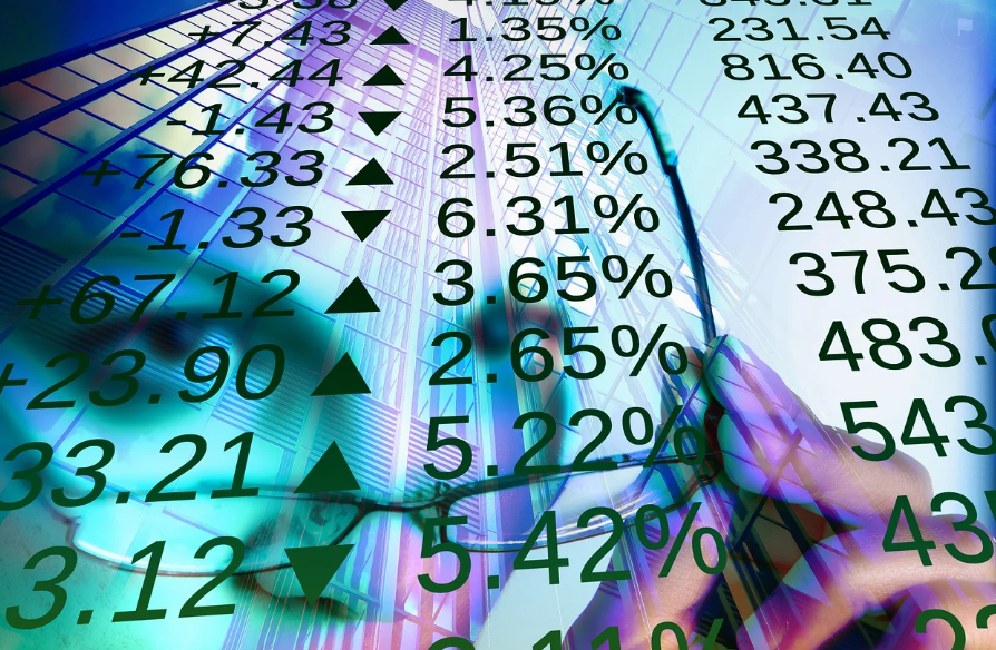 주가 그래프 사진