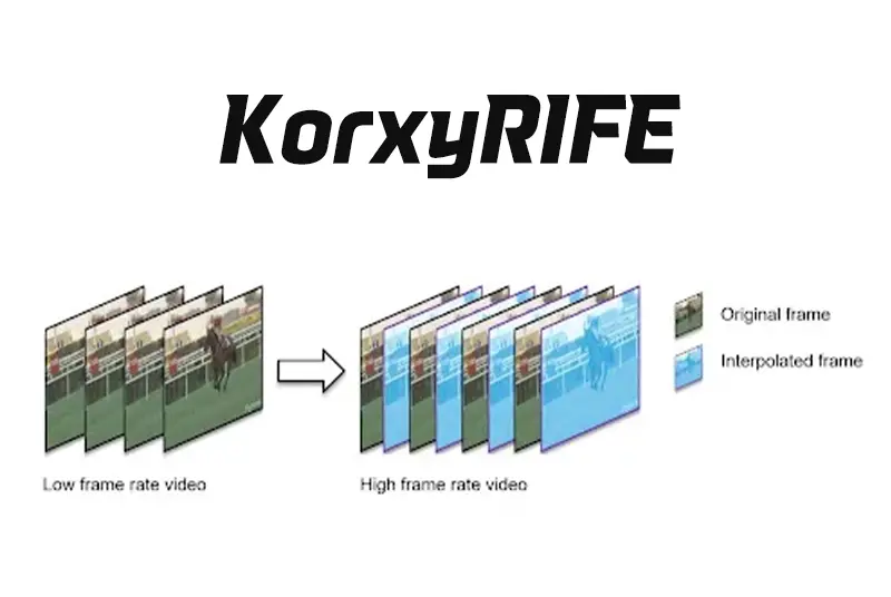 무료 영상 프레임 보간 KorxyRIFE 프로그램