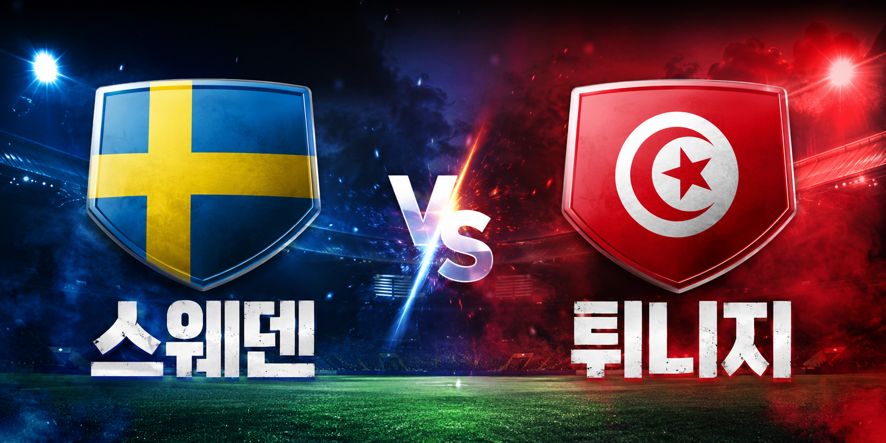 2026 북중미 월드컵 f조 1차전 스웨덴 vs 튀니지 경기 결과