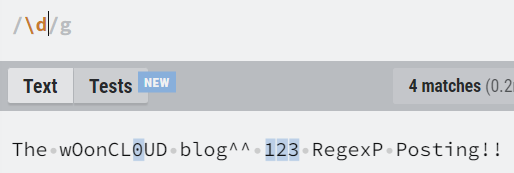 Regular Expression Character classes 3