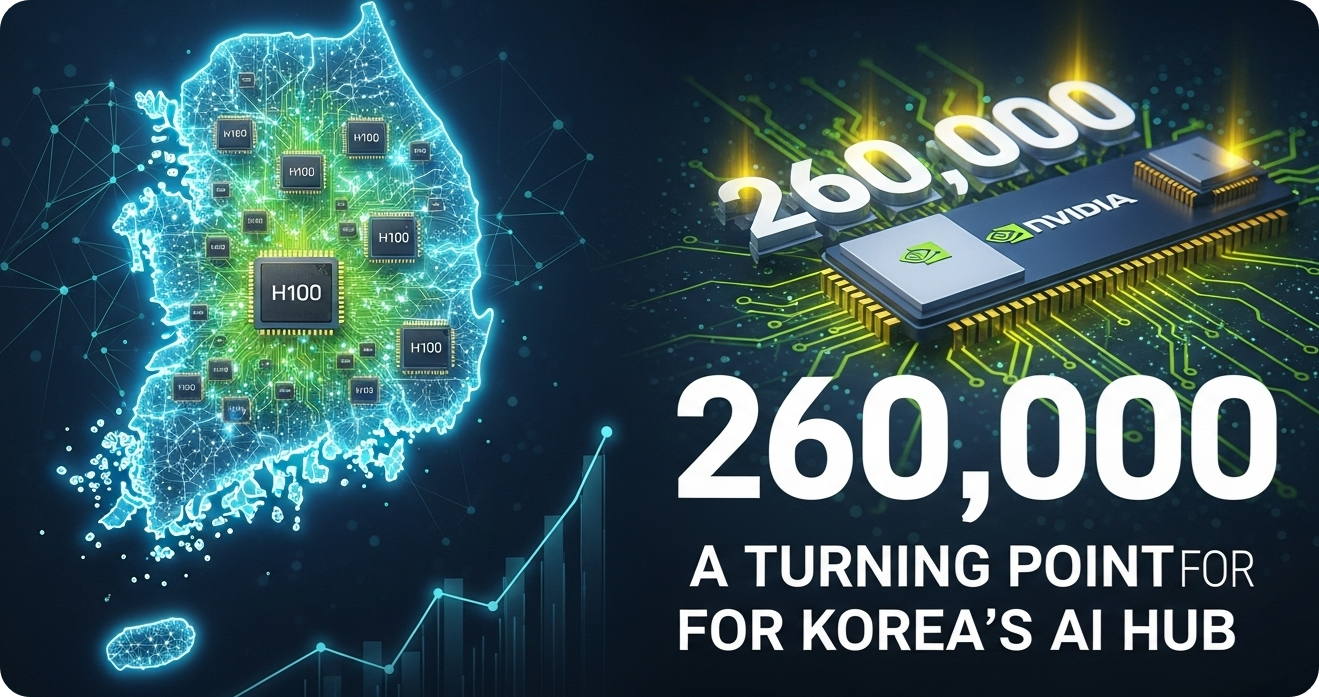NVIDIA AI칩 26만 개 한국 공급 – ‘AI 허브 국가’로 전환점 : 코시팅(KST)