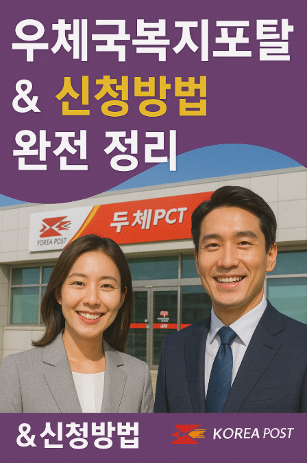 우체국복지포털 사용법, 신청방법