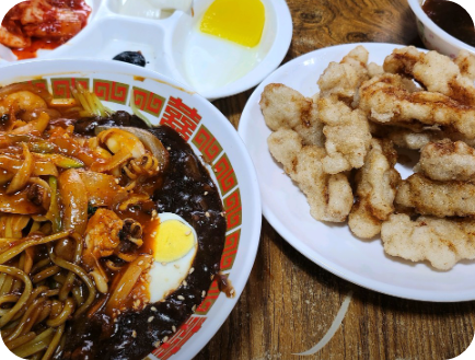 찹쌀탕수육과 짬짜면 맛집 나래궁