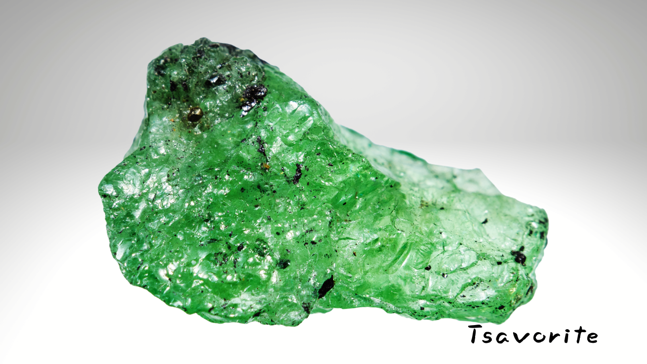 차보라이트 - 선명한 녹색의 희귀보석