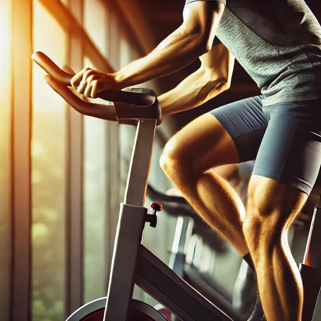 실내 자전거 허벅지