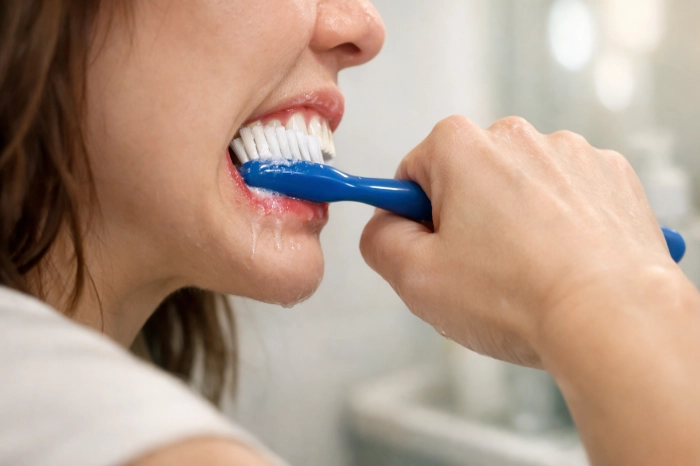 잇몸이 내려 앉을 때