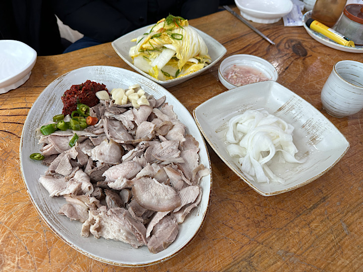 삼척 부일막국수 수육 대사이즈