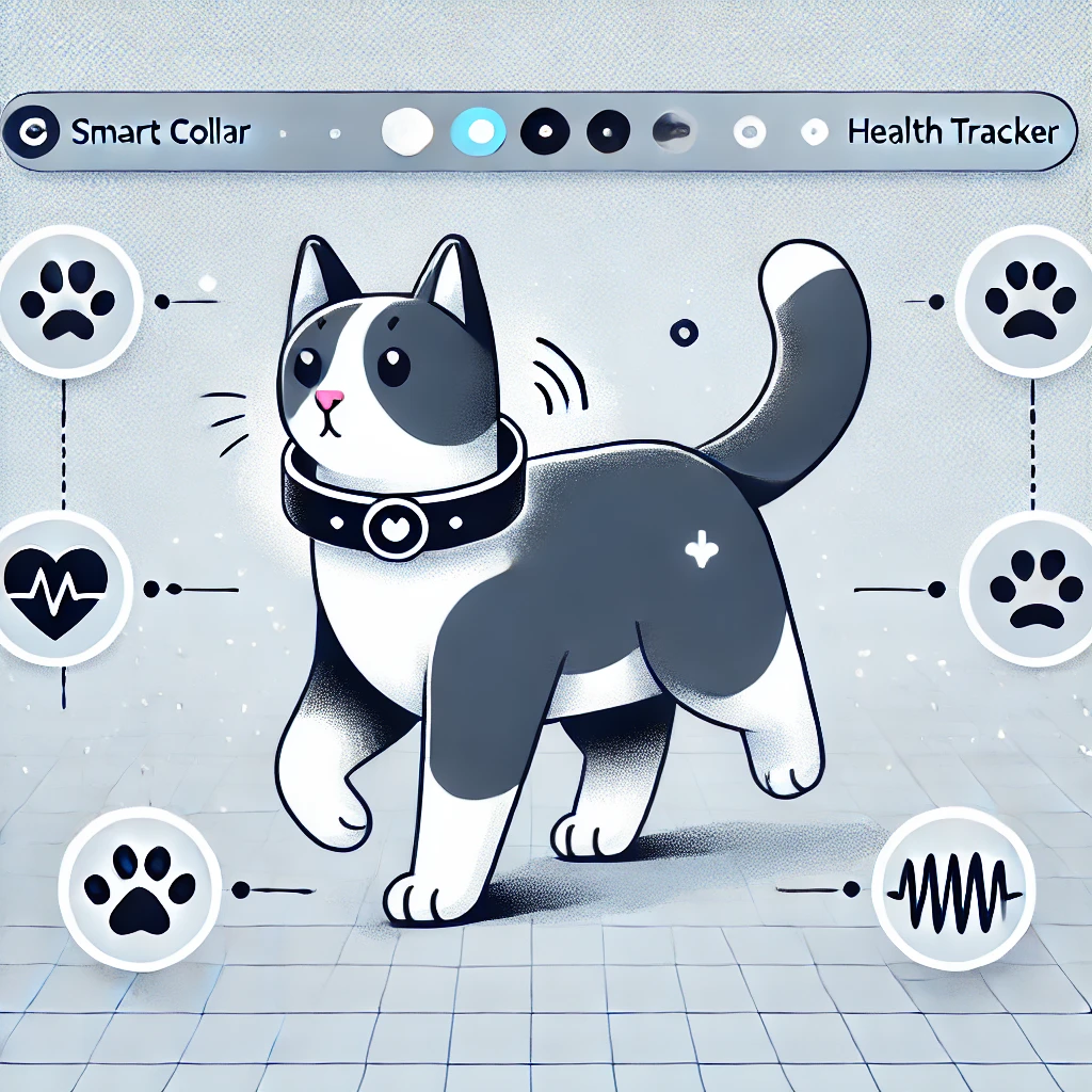 고양이 전용 웨어러블 기기 관련 이미지