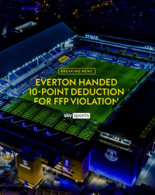 에버튼 승점삭감