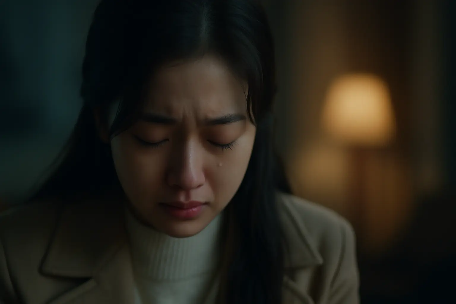 감정이 고조된 순간을 상징하는 장면