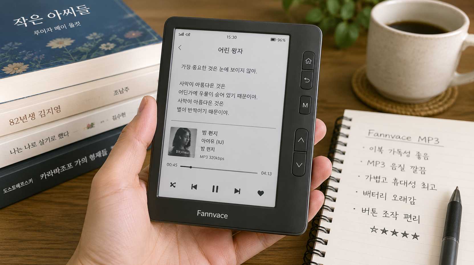 이북리더기로 Fannyace MP3, 이렇게 쓰면 됩니다
