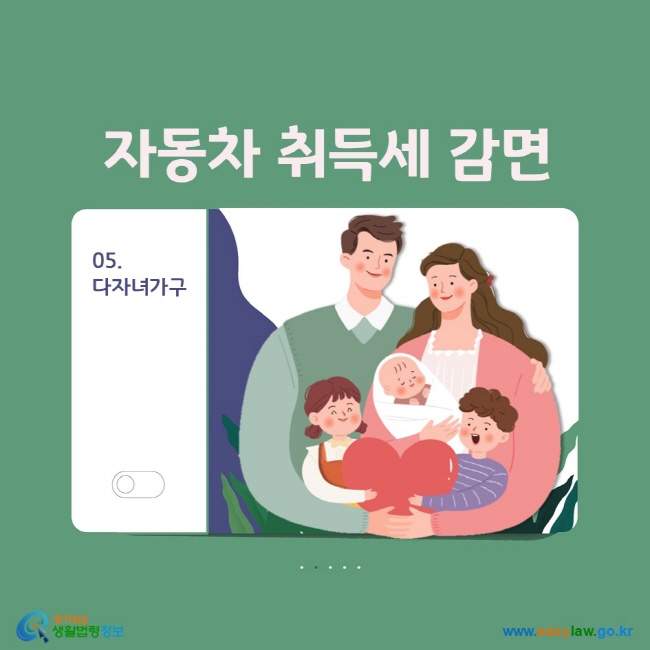자동차 취득세 감면 : 조건, 신청 방법, 서류 총정리(+다자녀 & 하이브리드)
