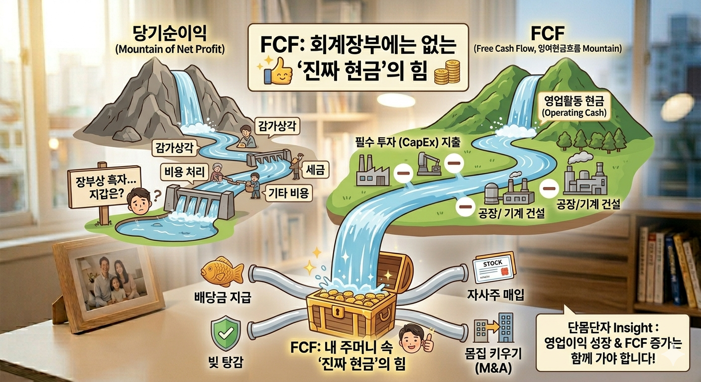 FCF: 회계장부에는 없는 '진짜 현금'의 힘