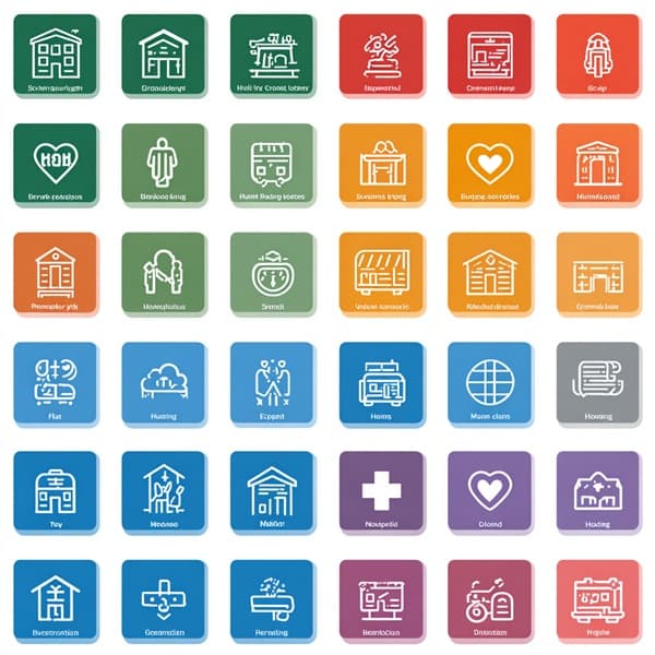 차상위 복지제도를 영역별로 정리한 인포그래픽