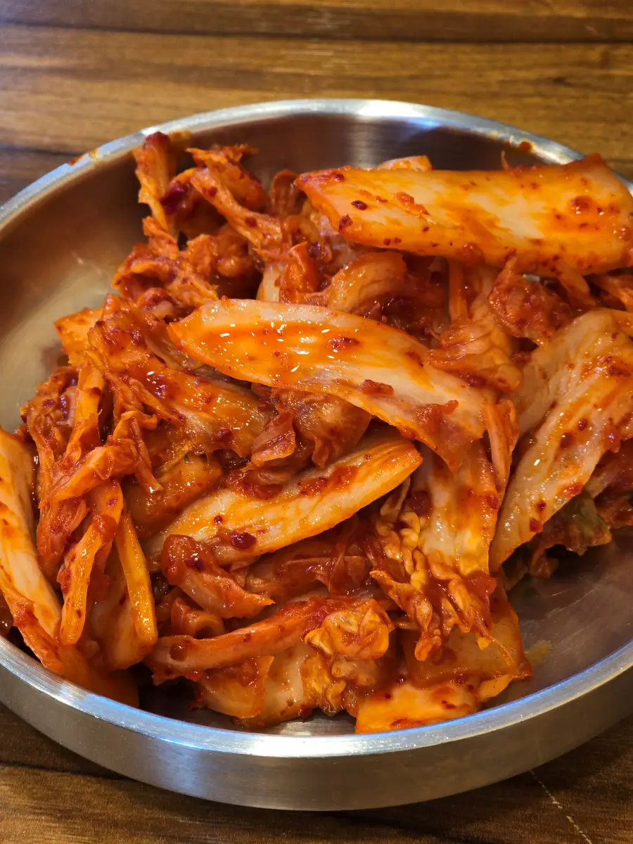 겉절이 김치 사진