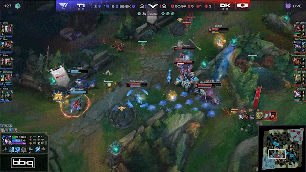 경기 끝내는 디플러스 기아