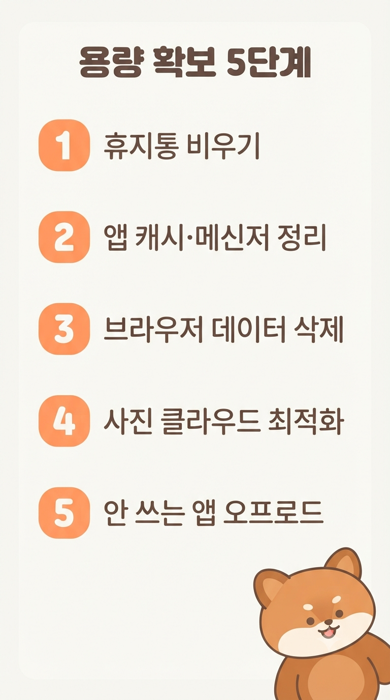 스마트폰 저장공간 부족할 때, 사진 안 지우고 용량 늘리는 법 (갤럭시&middot;아이폰)