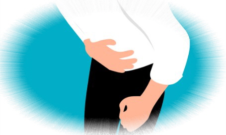 [배가 아파요 원인은] 복통위치 가운데 위쪽 흉곽 아래 / 오른쪽 상복부 / 오른쪽 허리 아랫부분 / 오른쪽 아랫배 / 하복부 가운데 / 복부 한가운데