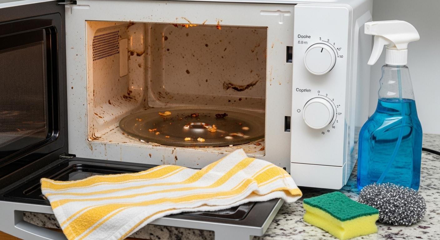 세척 귀찮음 소형 전자레인지 문제 해결