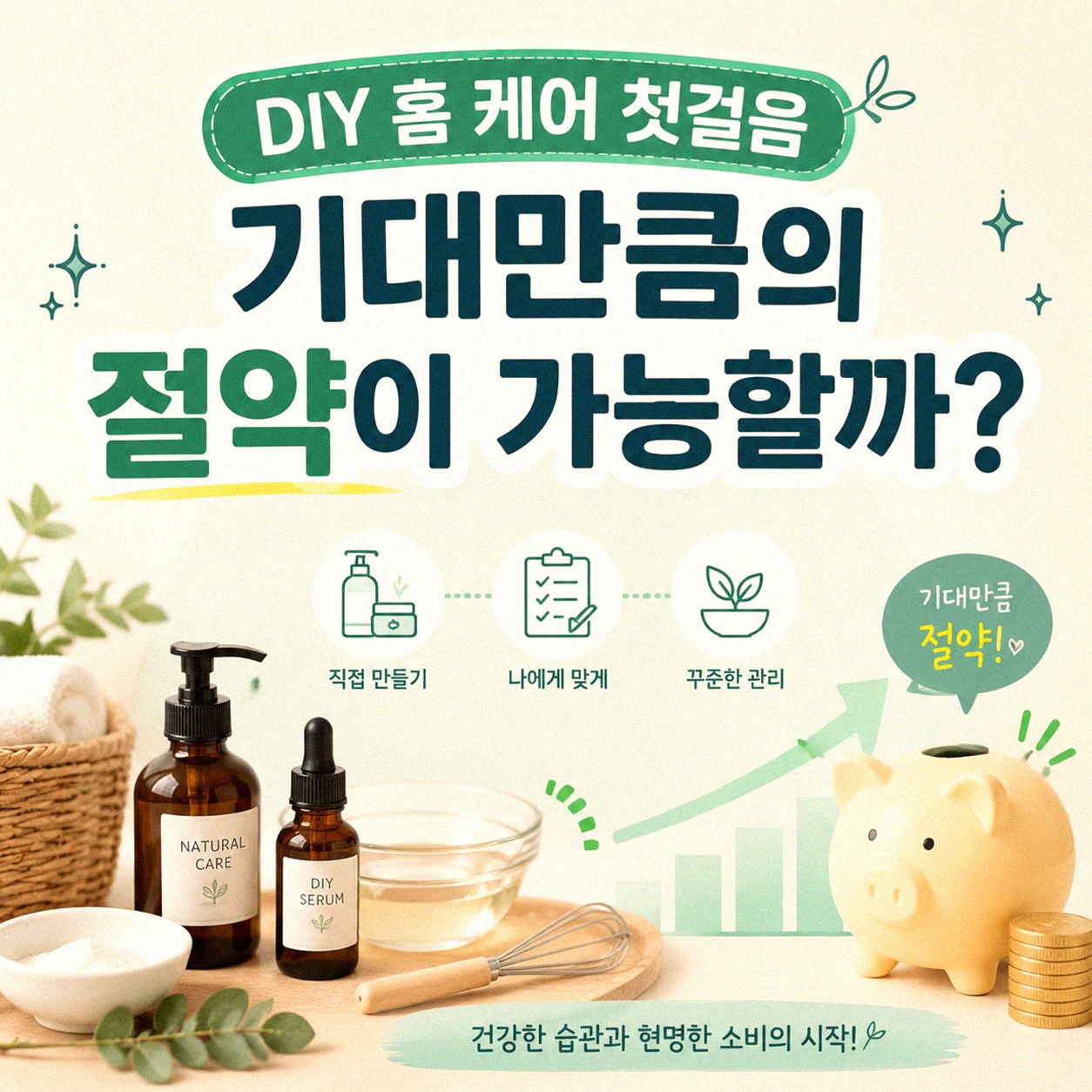홈 케어 제품 직접 만들어보니 비용은 정말 달라질까