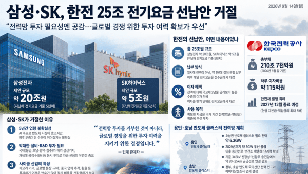 삼성전자 전기료 거절, 한전 25조원 선납 제안에 SK하이닉스와 거절한 이유는 참고 이미지 2