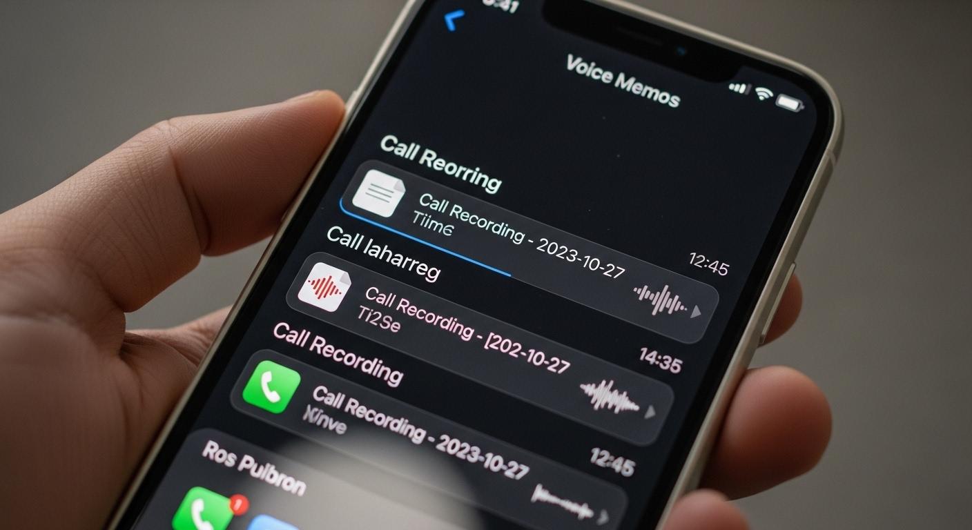 아이폰 통화녹음파일 글로