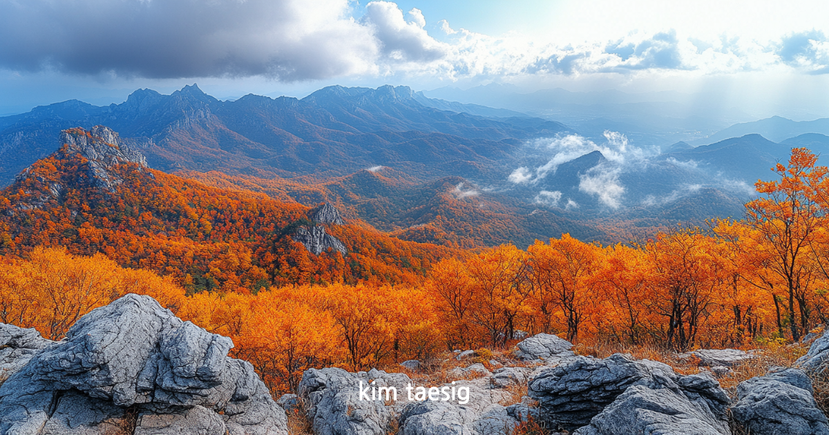 백운산의 사계절