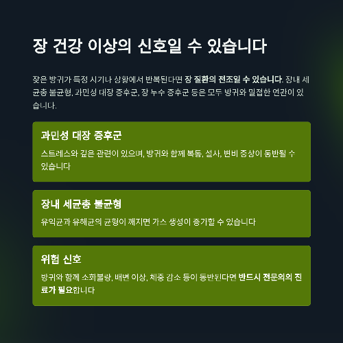 방귀가 자주 나오는 원인과 해결 방법 총정리
