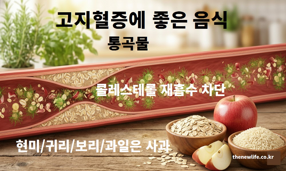 고지혈증 좋은 음식 통곡물