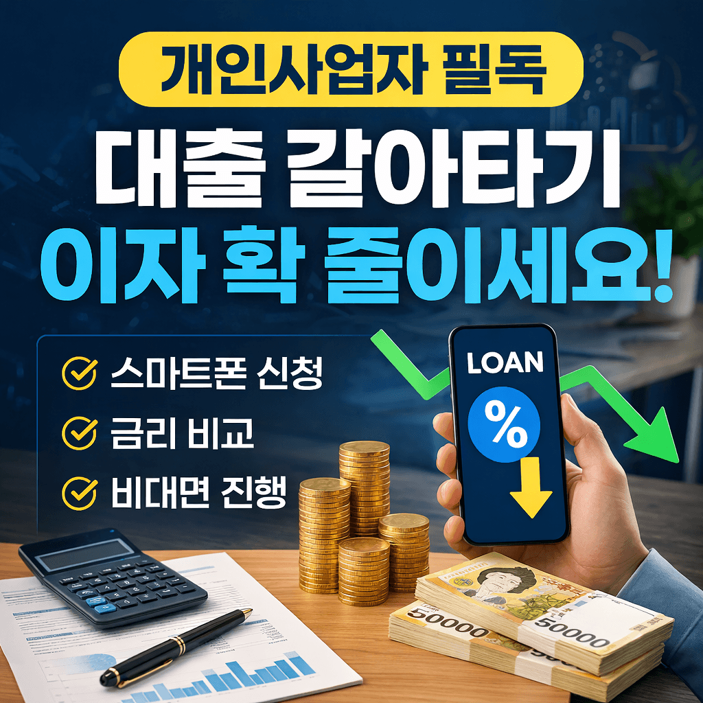 개인사업자 대출 갈아타기 총정리