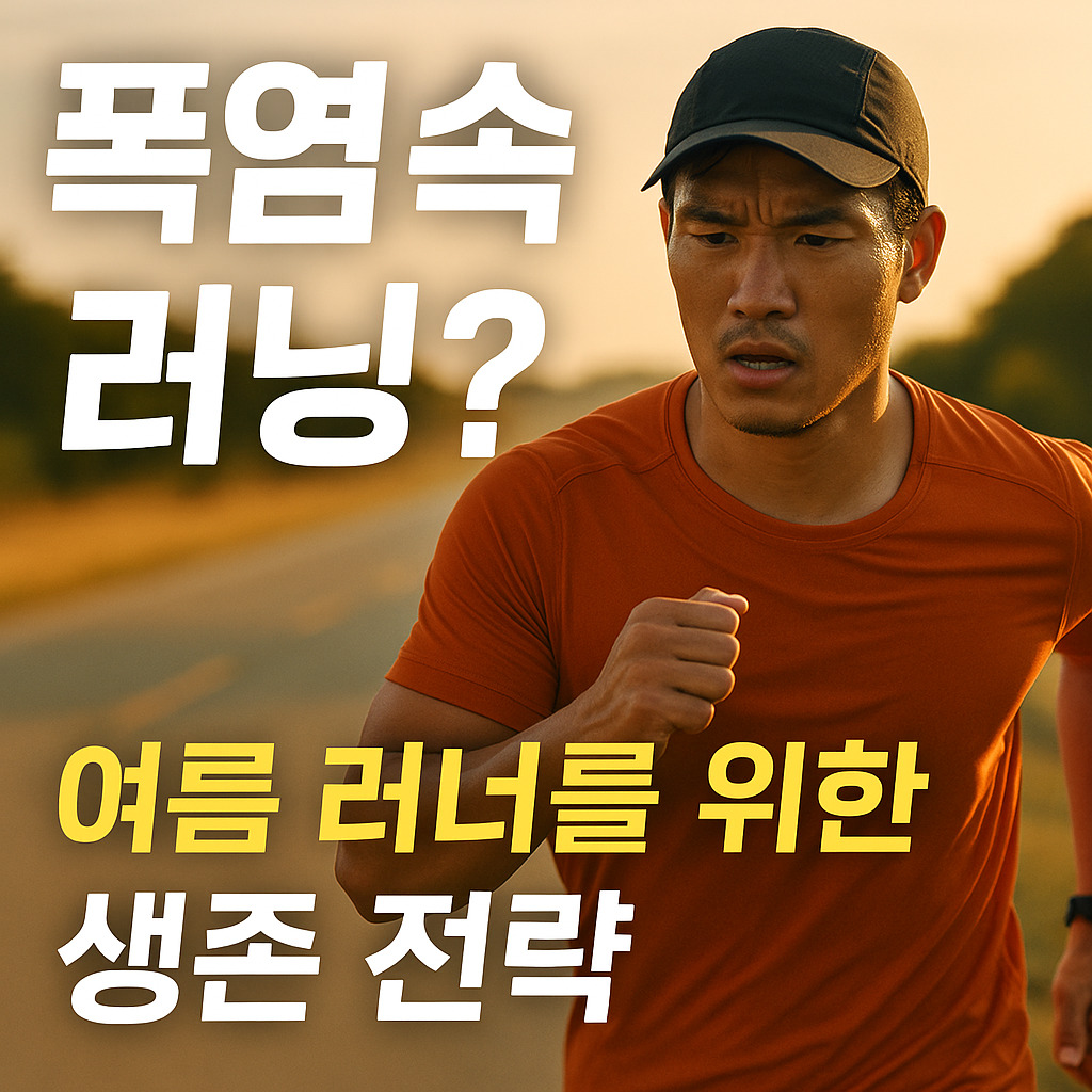 폭염 속 러닝, 위험 요소, 예방법, 실천 전략 소개