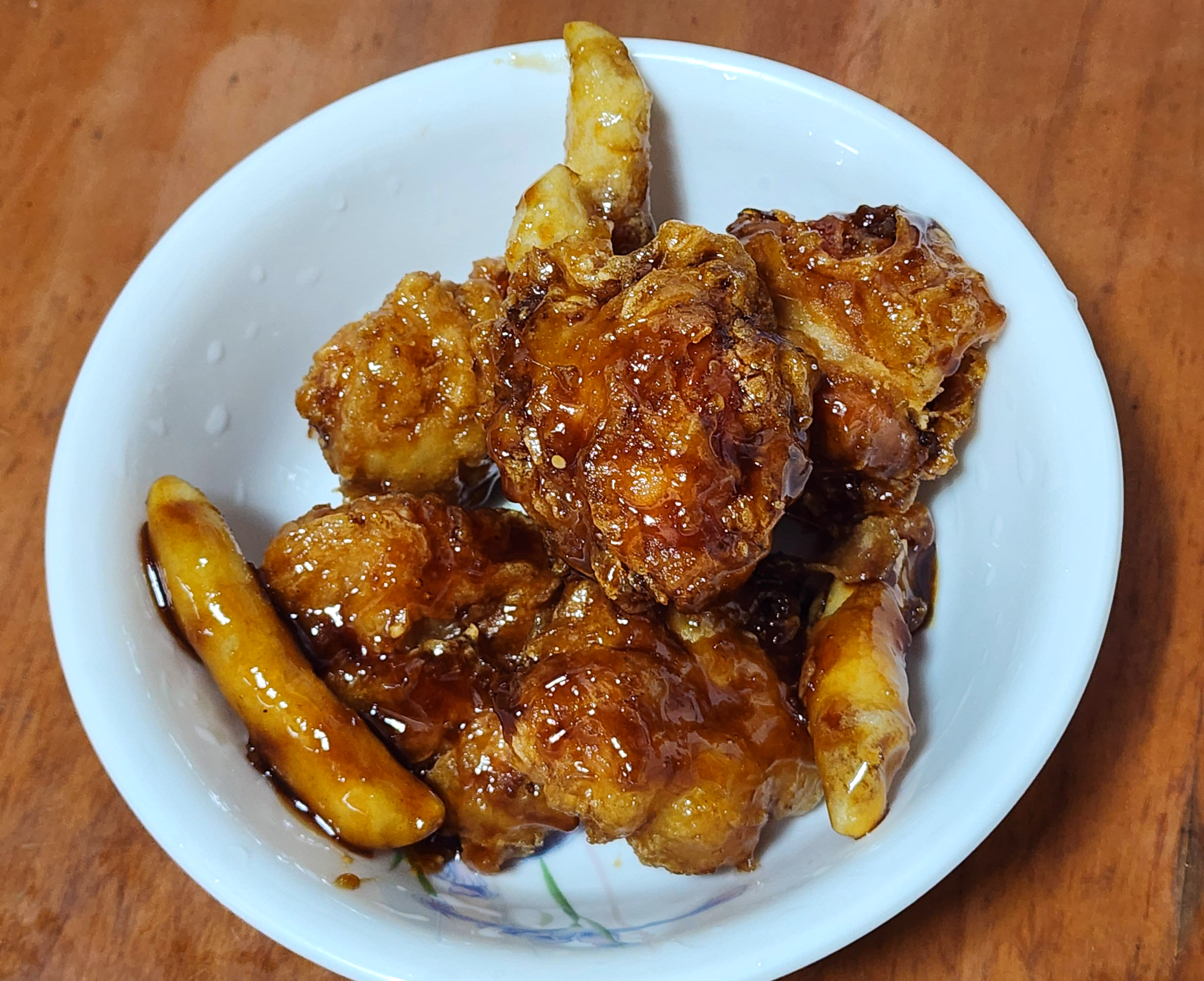 행복한닭강정_마늘간장맛