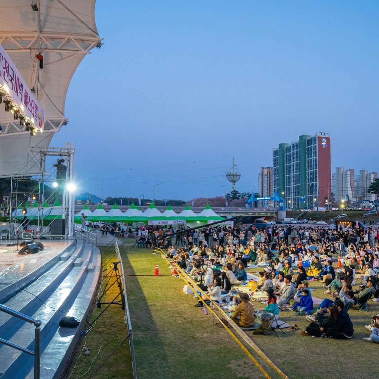 2024 벚꽃에 물든 상주 상상주도 비박 페스티벌 기본 일정과 예약방법