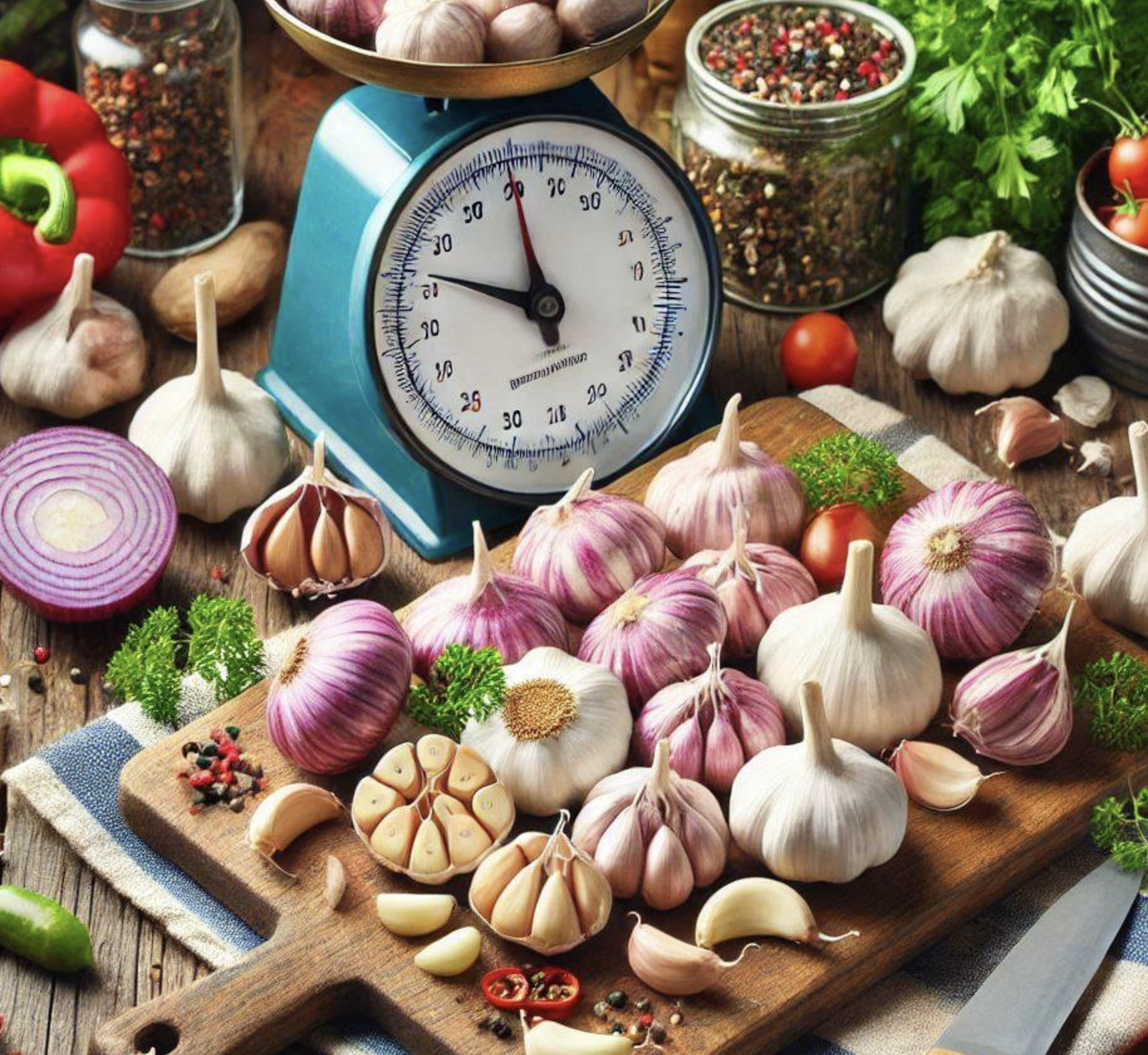 마늘 한 접은 몇 개일까? 또 몇 kg 킬로그램 일까?