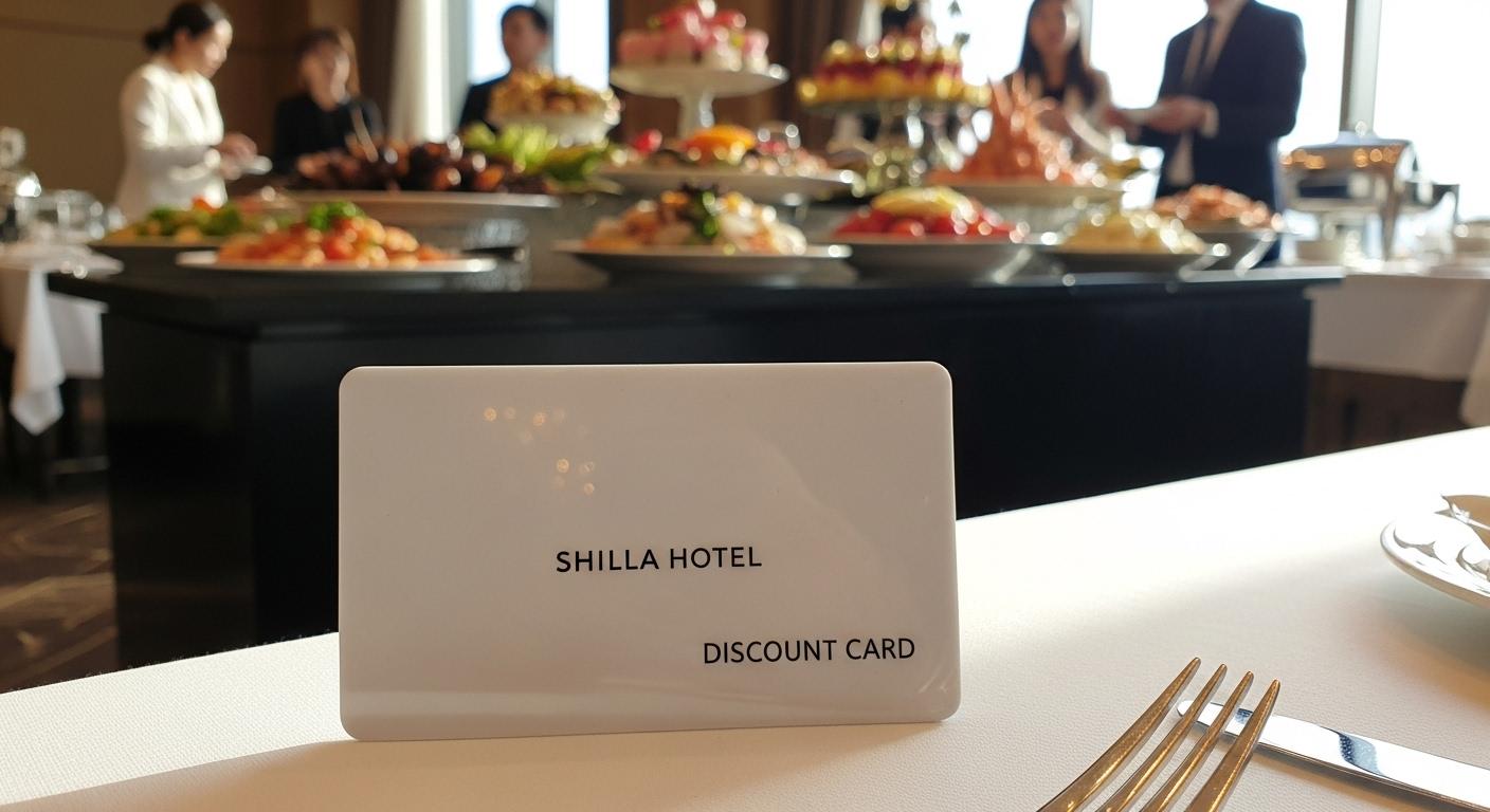 신라호텔 뷔페 할인카드