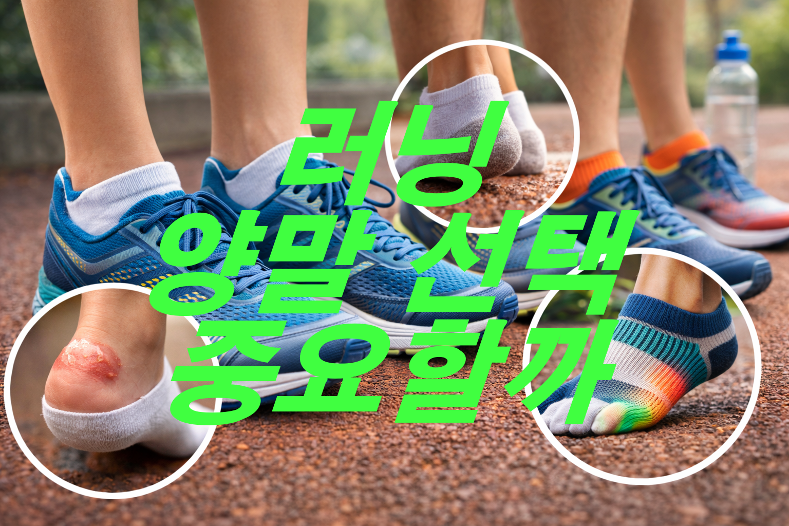 러닝 양말 선택 중요할까?