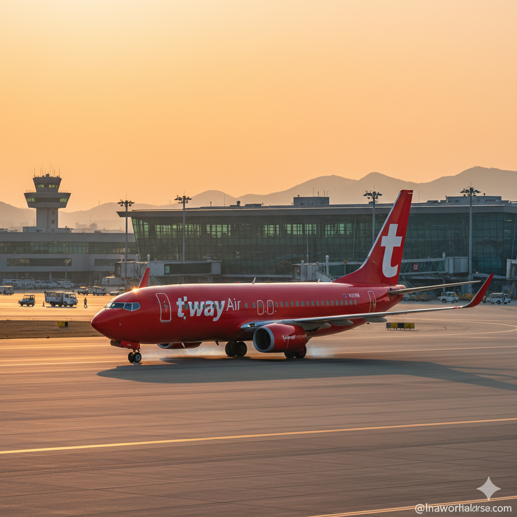 티웨이 항공기