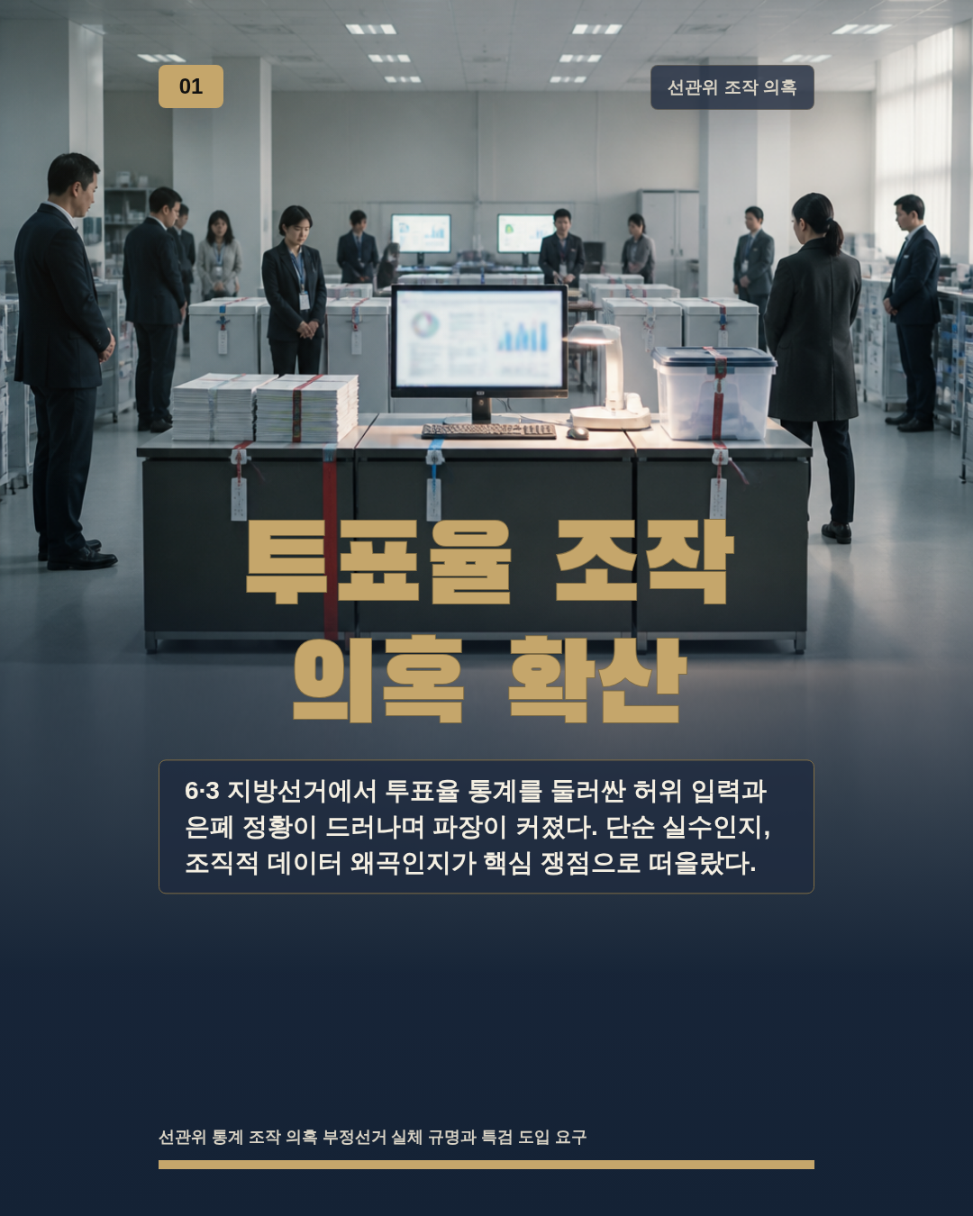 투표율 조작 의혹 확산